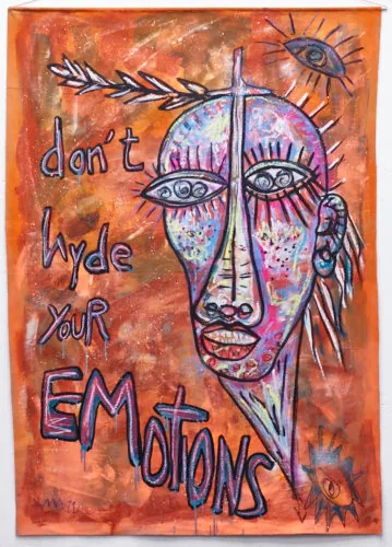 DON`T HYDE YOUR EMOTION by Marco Scola.
