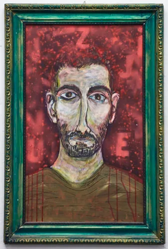 SELFPOTRAIT IN RED by Marco Scola.